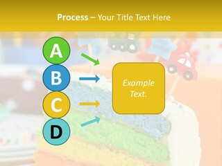 Five Orange Slice PowerPoint Template