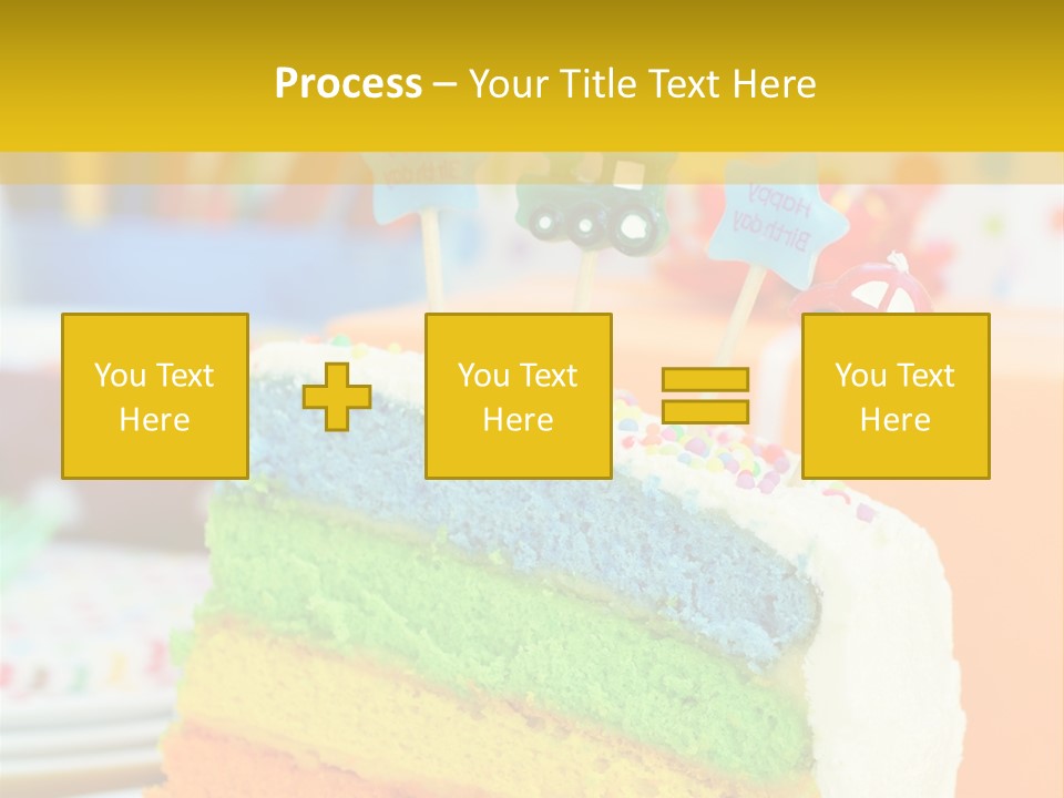 Five Orange Slice PowerPoint Template