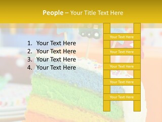 Five Orange Slice PowerPoint Template