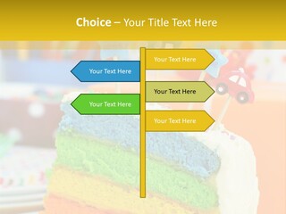 Five Orange Slice PowerPoint Template