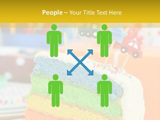 Five Orange Slice PowerPoint Template