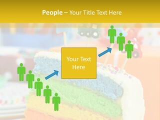 Five Orange Slice PowerPoint Template