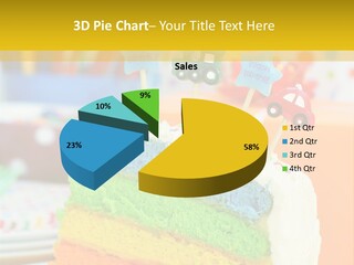 Five Orange Slice PowerPoint Template