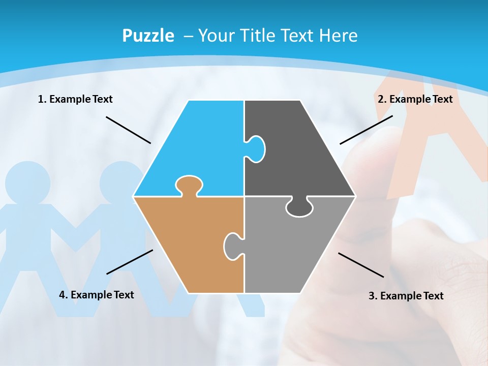 Togetherness Win Target PowerPoint Template