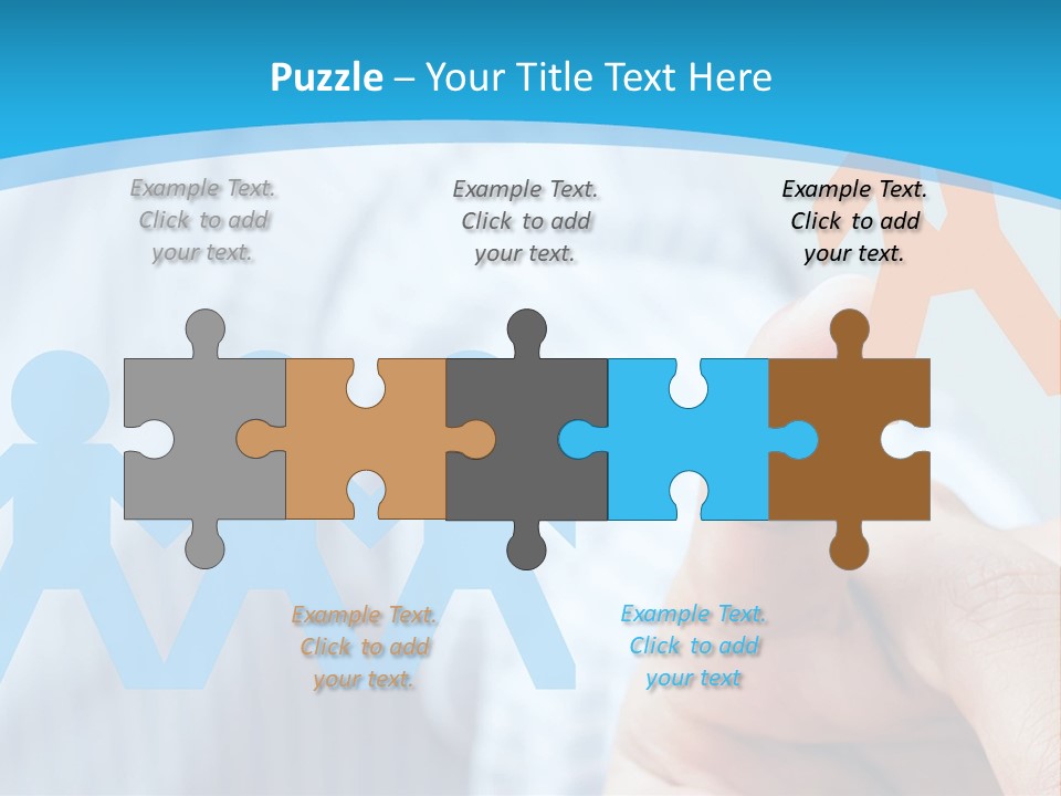 Togetherness Win Target PowerPoint Template