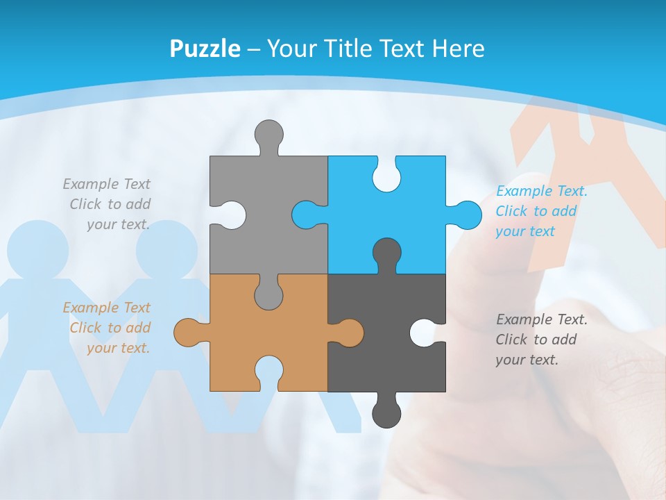 Togetherness Win Target PowerPoint Template