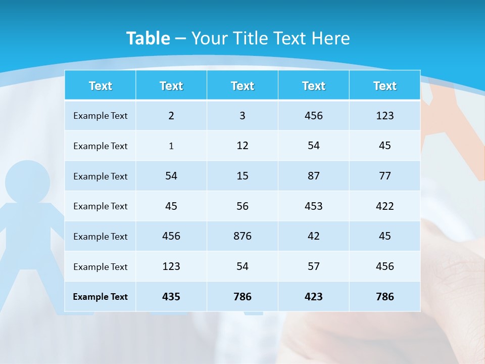 Togetherness Win Target PowerPoint Template