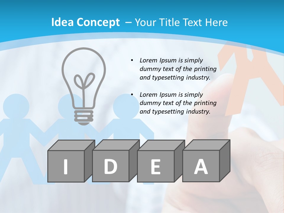 Togetherness Win Target PowerPoint Template