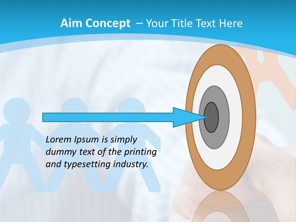 Togetherness Win Target PowerPoint Template