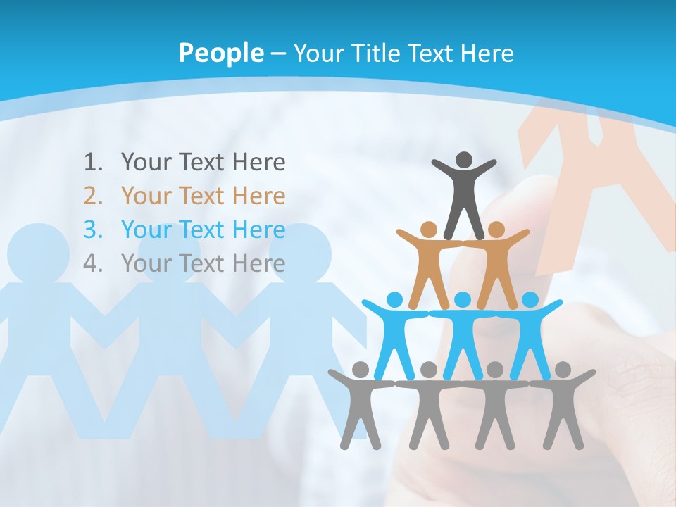 Togetherness Win Target PowerPoint Template