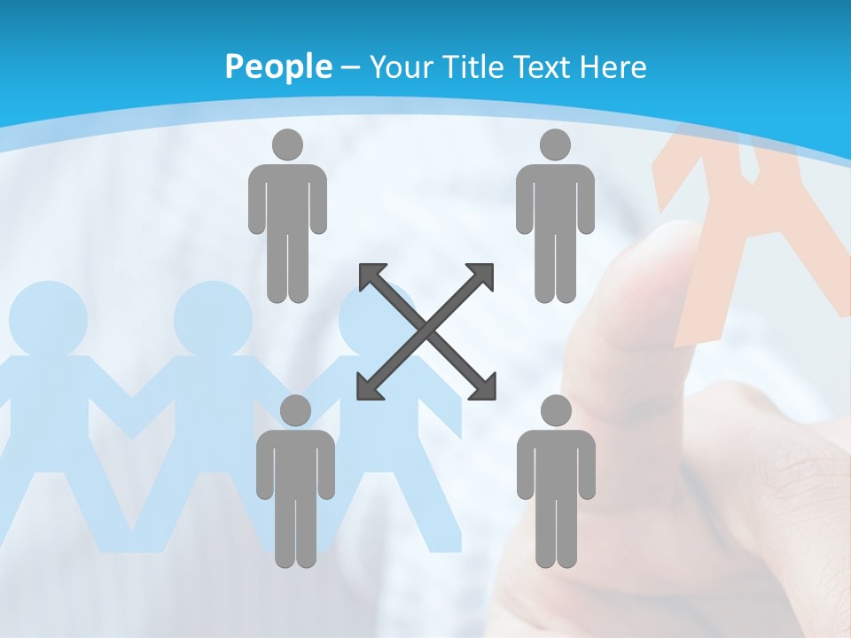 Togetherness Win Target PowerPoint Template