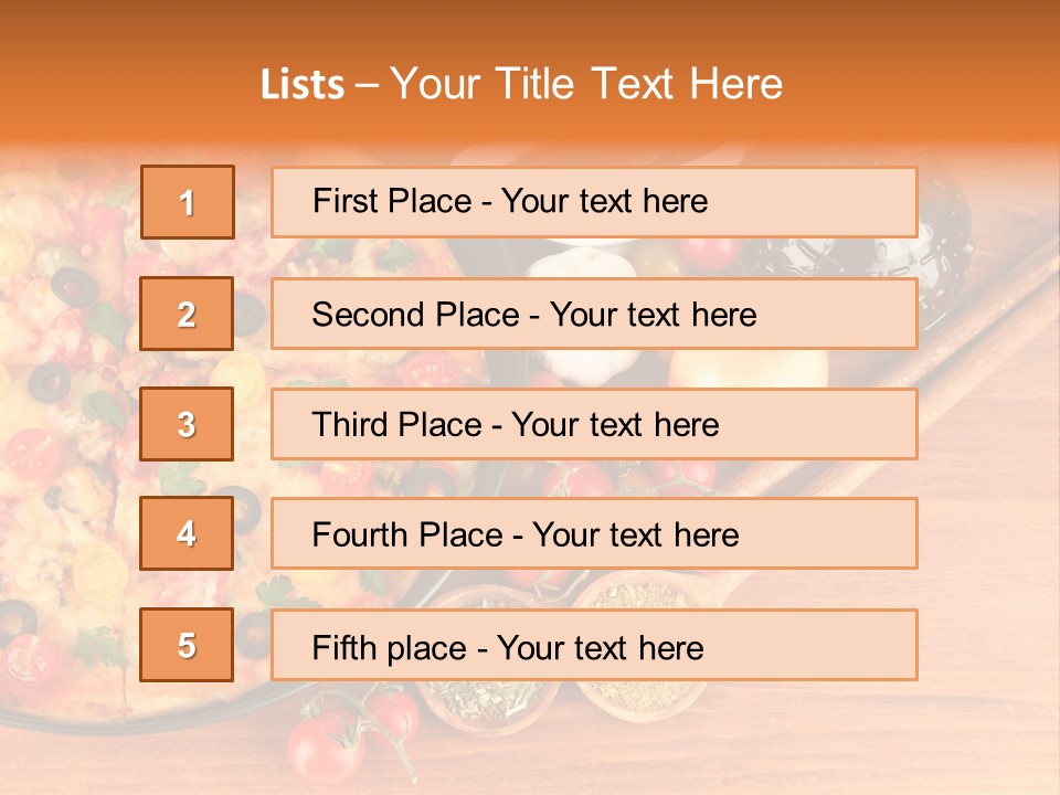 Yellow Mussels Boat PowerPoint Template