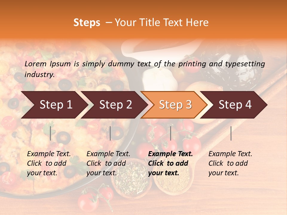 Yellow Mussels Boat PowerPoint Template