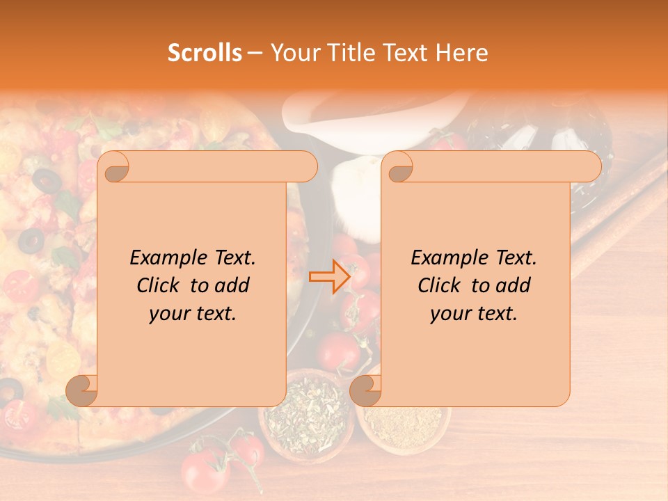 Yellow Mussels Boat PowerPoint Template
