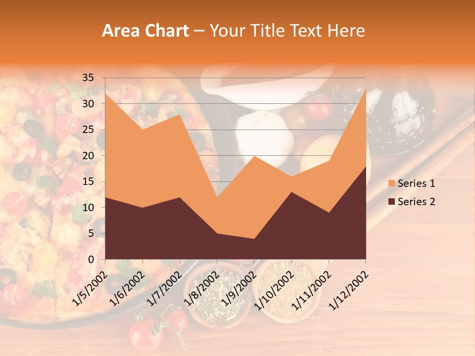 Yellow Mussels Boat PowerPoint Template