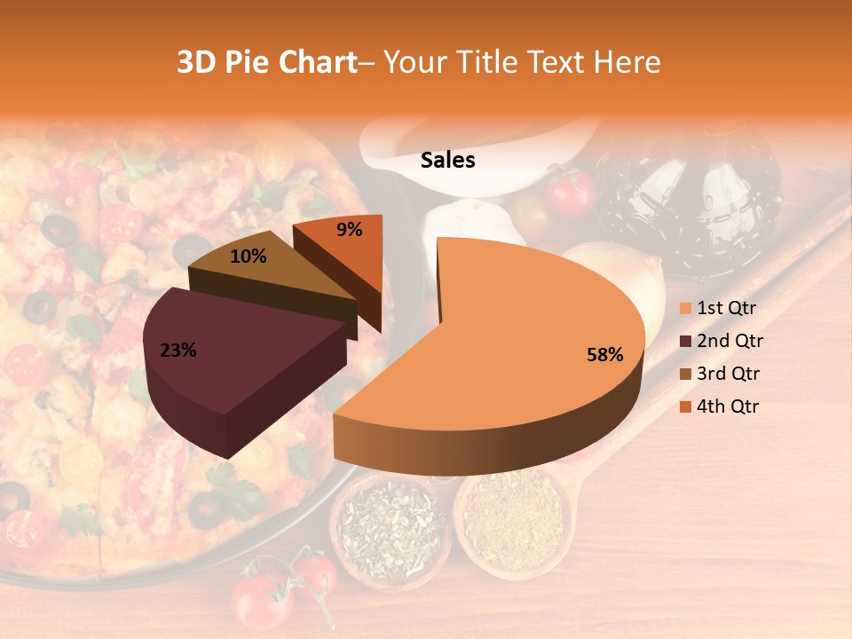 Yellow Mussels Boat PowerPoint Template
