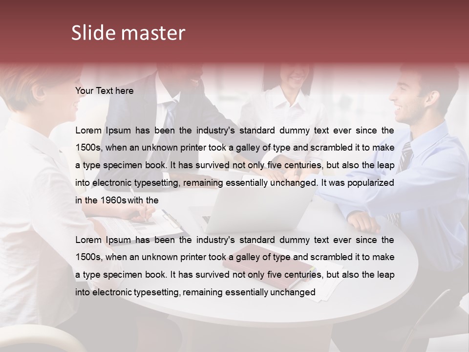 Handshake Agree American PowerPoint Template