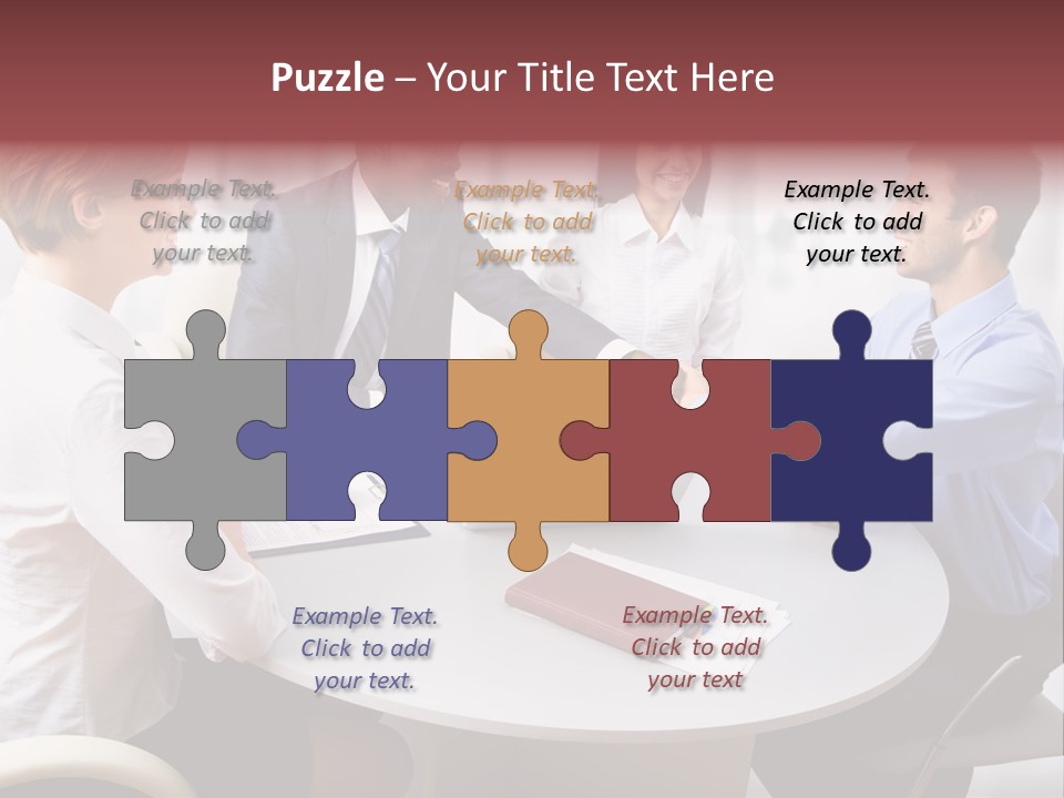 Handshake Agree American PowerPoint Template