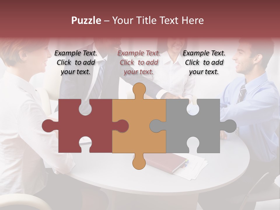 Handshake Agree American PowerPoint Template