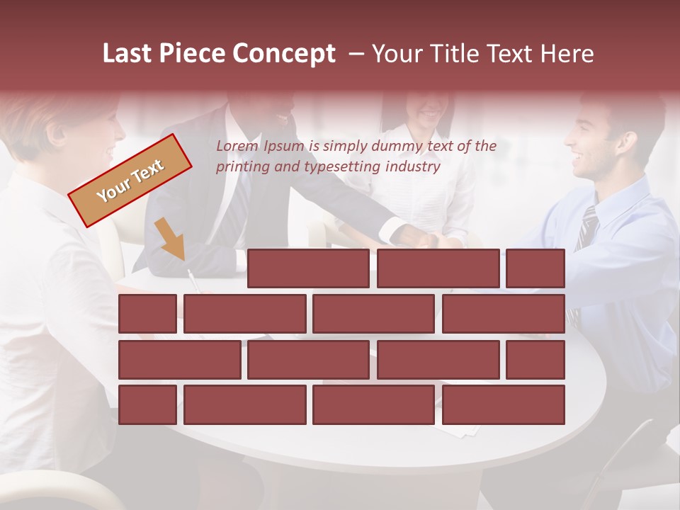 Handshake Agree American PowerPoint Template