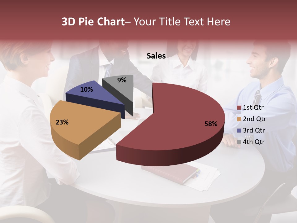 Handshake Agree American PowerPoint Template