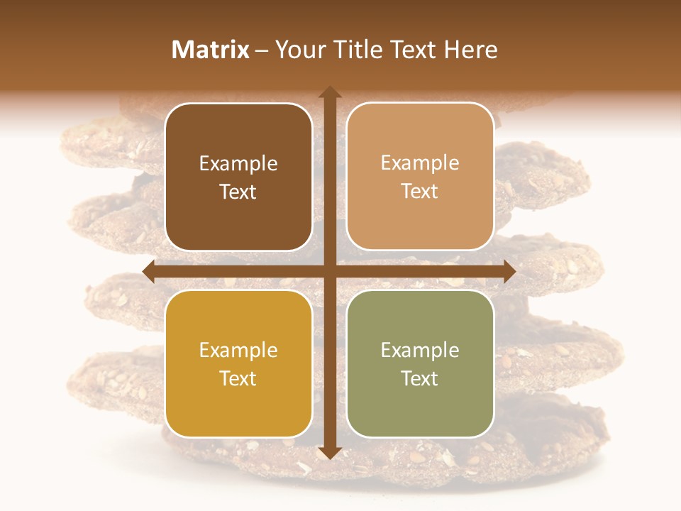 Cracker Appetizing Heap PowerPoint Template