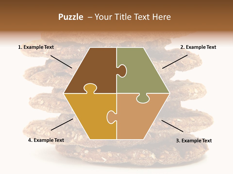 Cracker Appetizing Heap PowerPoint Template