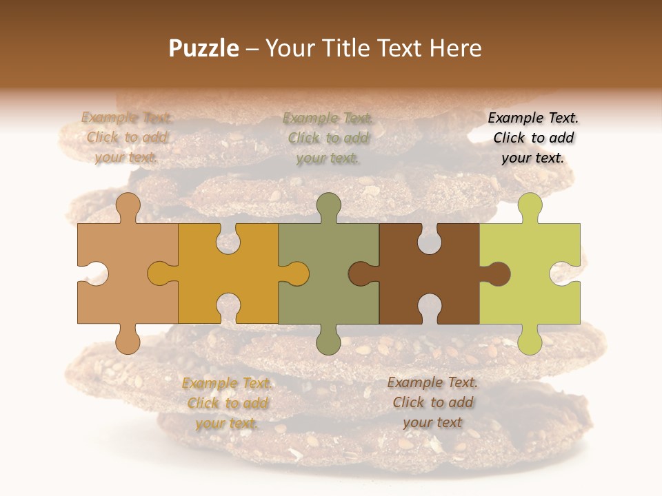 Cracker Appetizing Heap PowerPoint Template