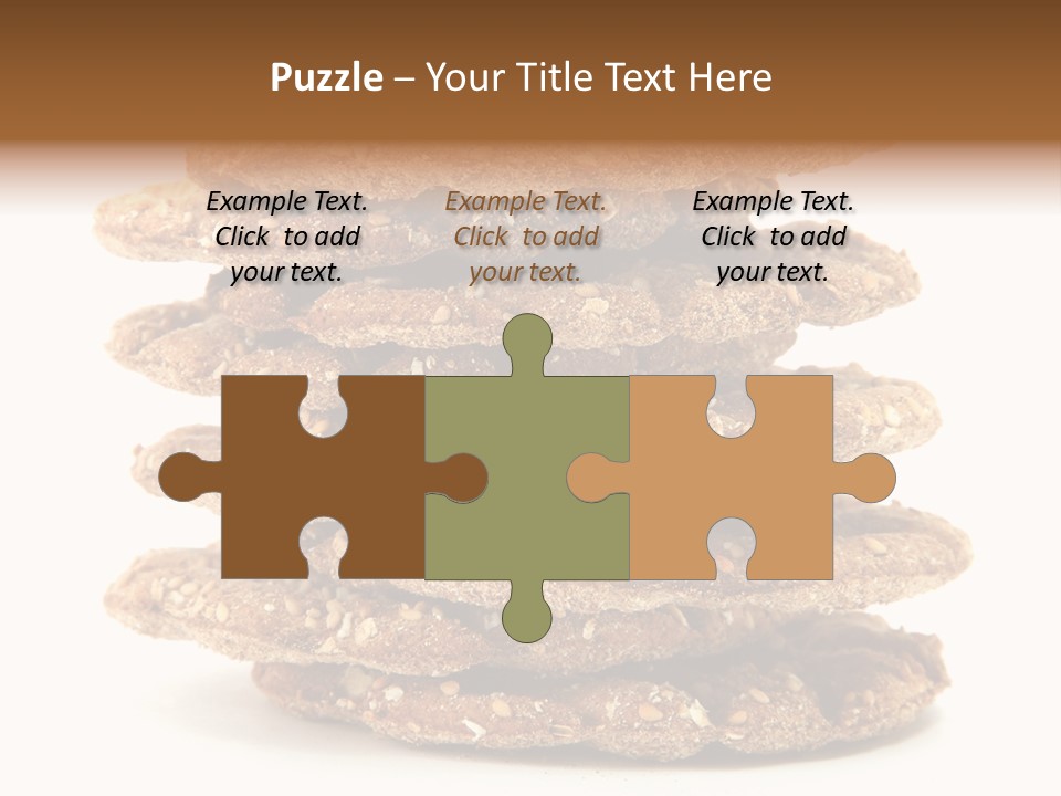 Cracker Appetizing Heap PowerPoint Template