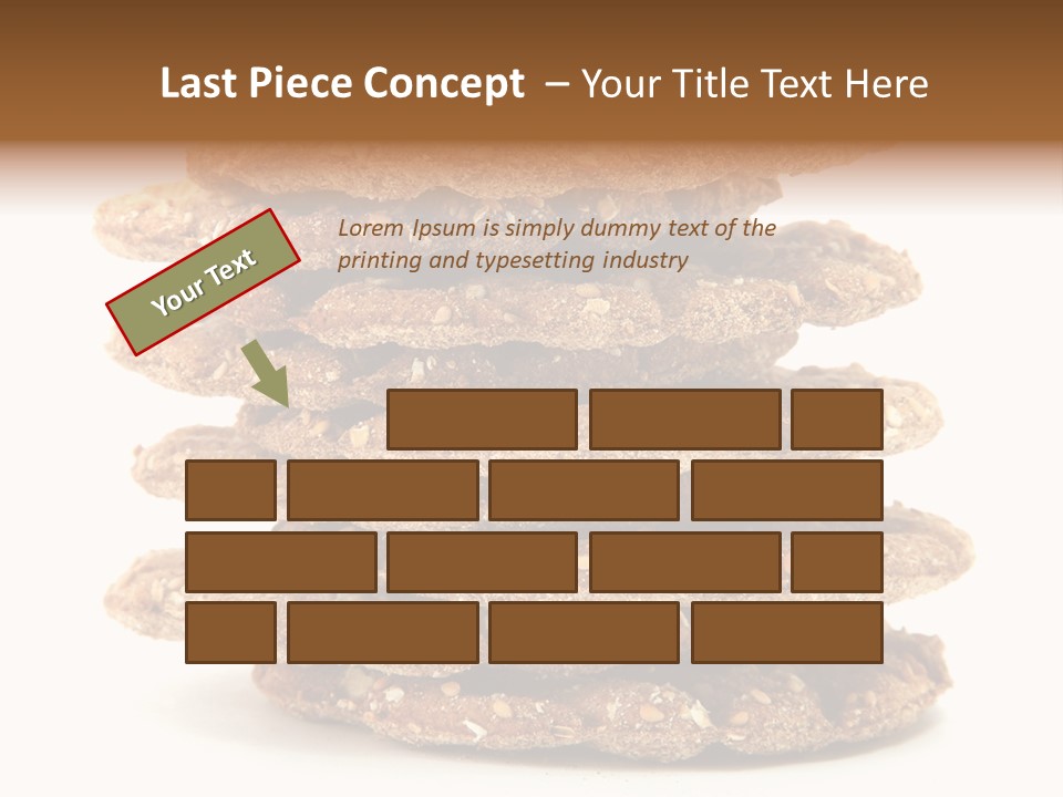 Cracker Appetizing Heap PowerPoint Template