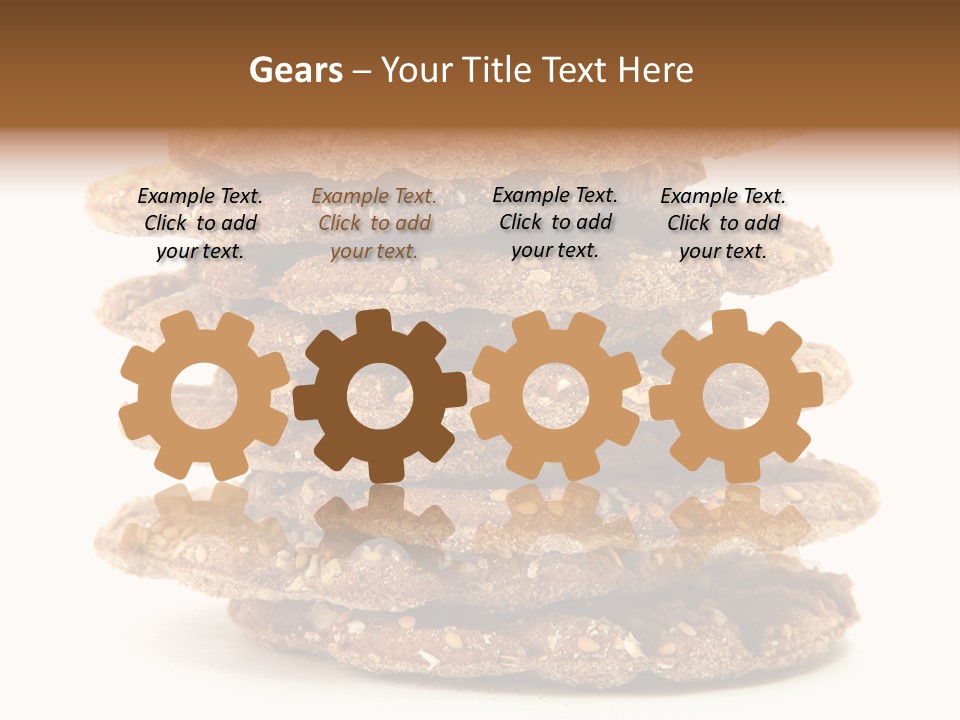 Cracker Appetizing Heap PowerPoint Template