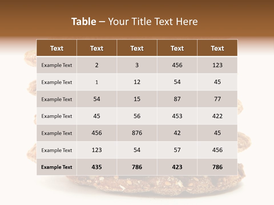 Cracker Appetizing Heap PowerPoint Template