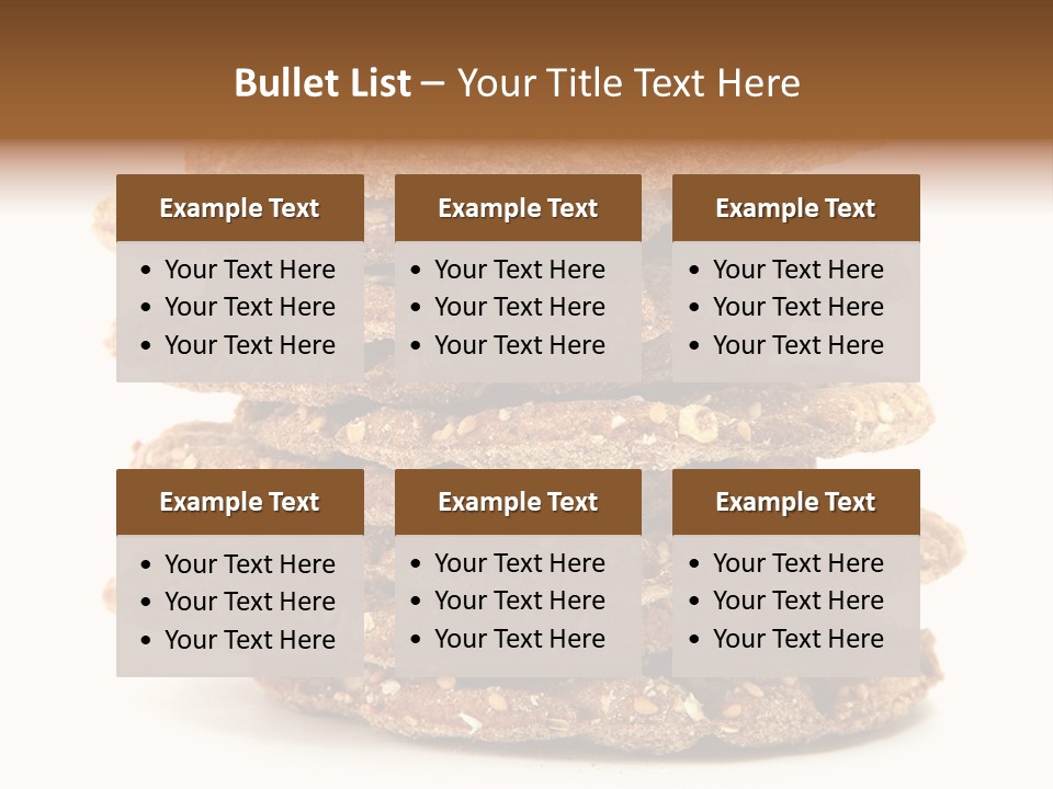 Cracker Appetizing Heap PowerPoint Template