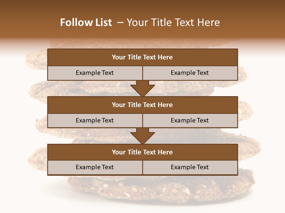 Cracker Appetizing Heap PowerPoint Template