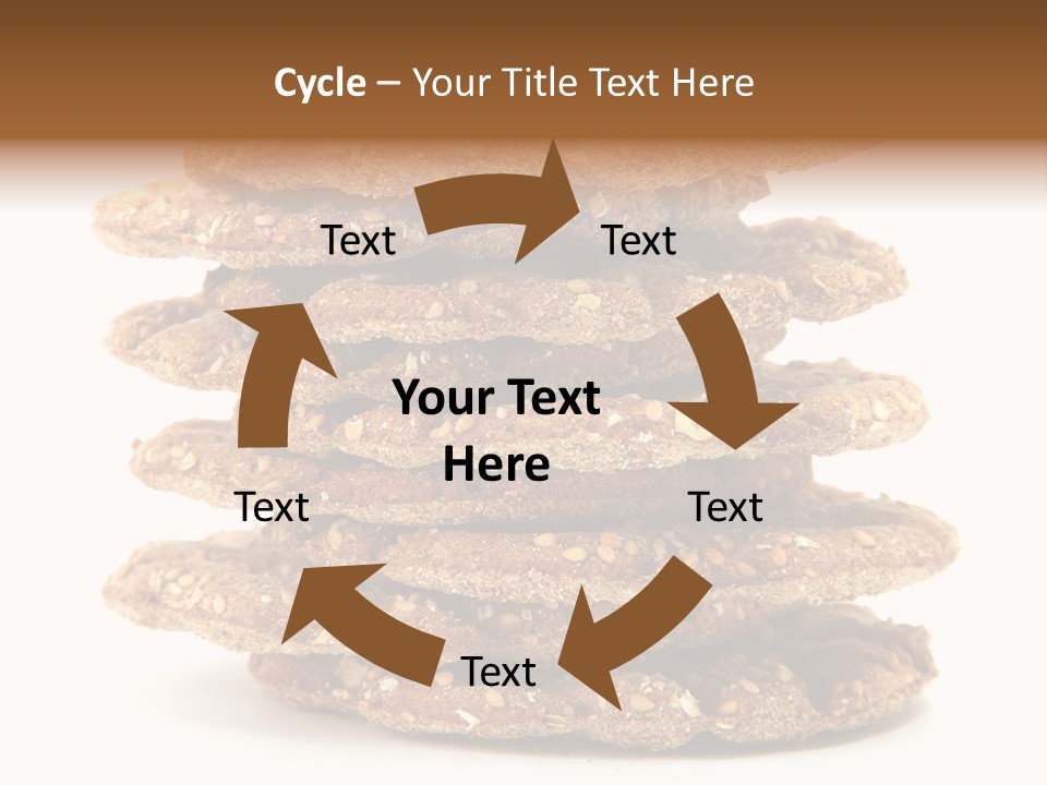 Cracker Appetizing Heap PowerPoint Template