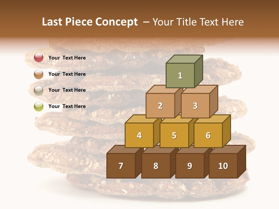 Cracker Appetizing Heap PowerPoint Template