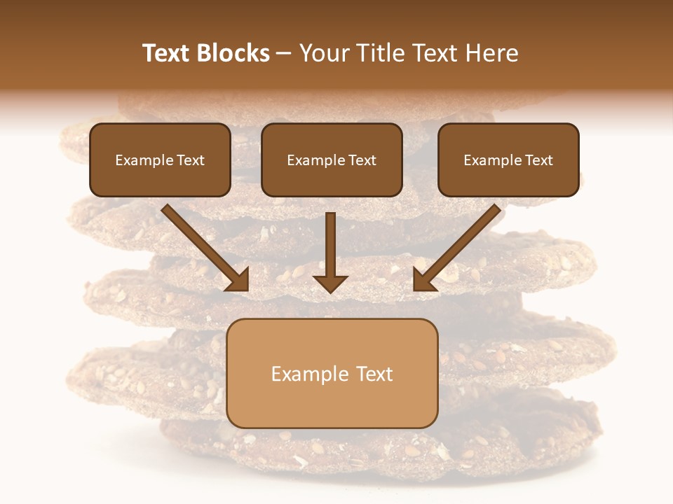 Cracker Appetizing Heap PowerPoint Template
