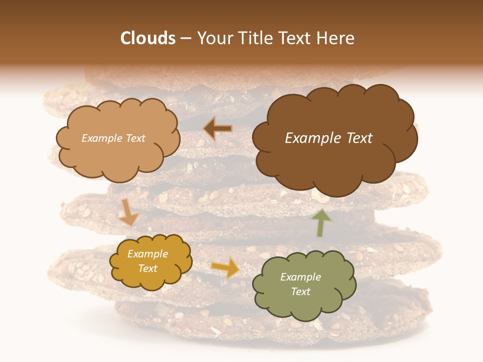 Cracker Appetizing Heap PowerPoint Template