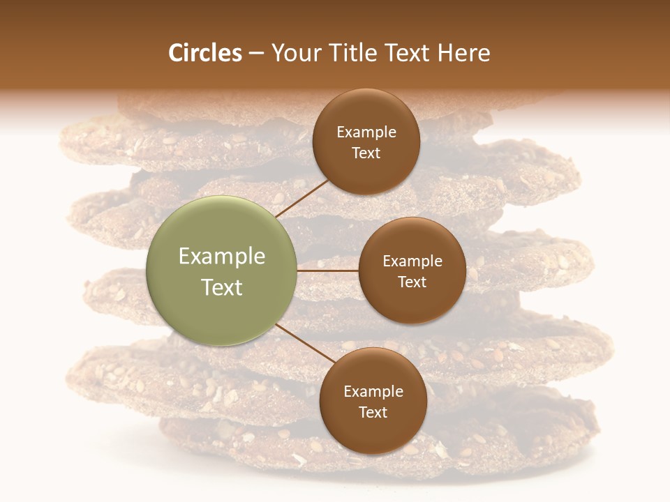Cracker Appetizing Heap PowerPoint Template