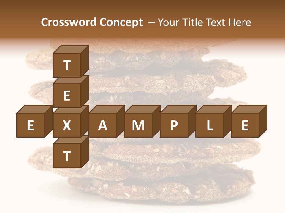 Cracker Appetizing Heap PowerPoint Template