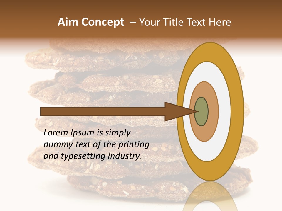 Cracker Appetizing Heap PowerPoint Template