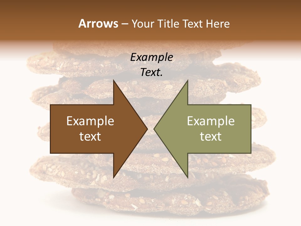 Cracker Appetizing Heap PowerPoint Template