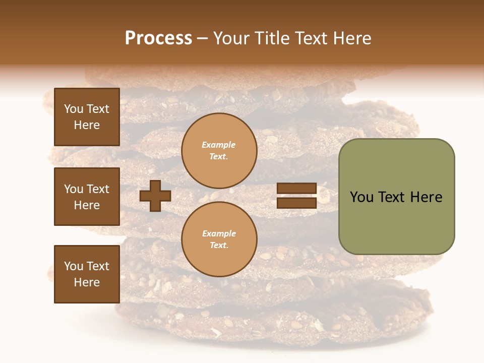 Cracker Appetizing Heap PowerPoint Template