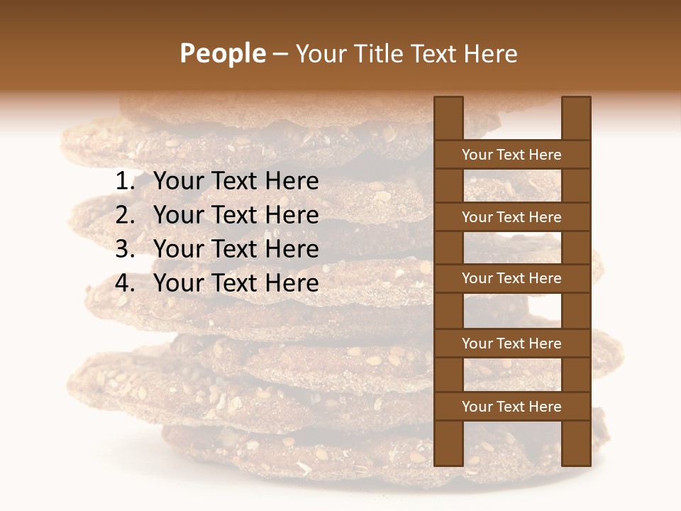 Cracker Appetizing Heap PowerPoint Template