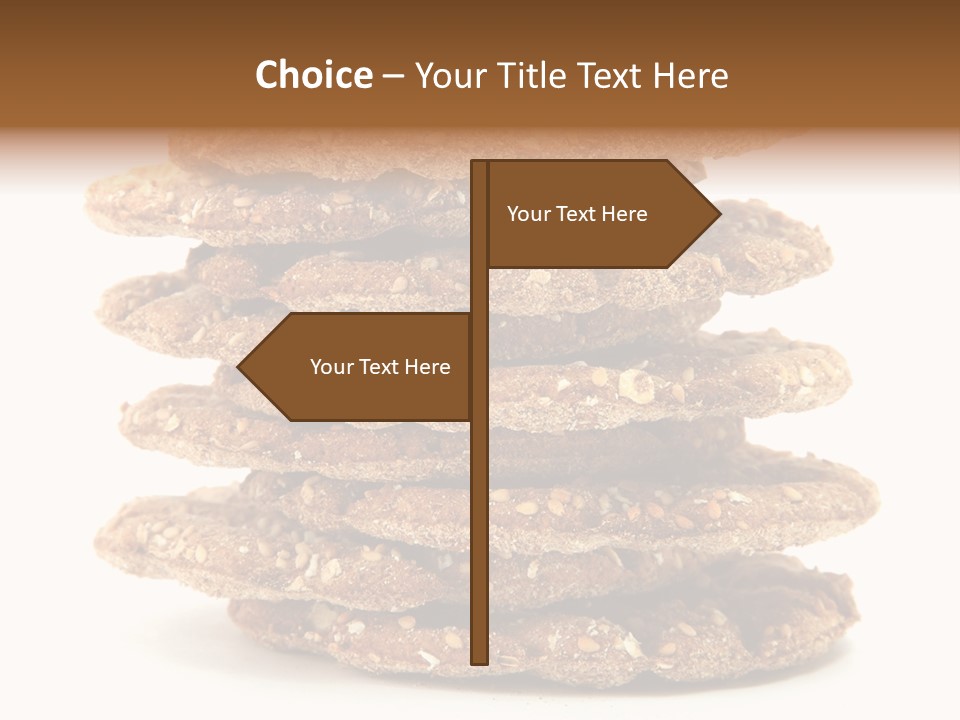 Cracker Appetizing Heap PowerPoint Template