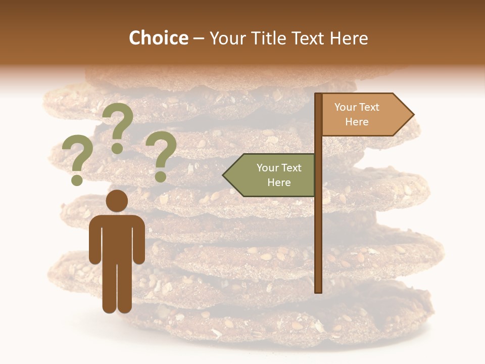 Cracker Appetizing Heap PowerPoint Template