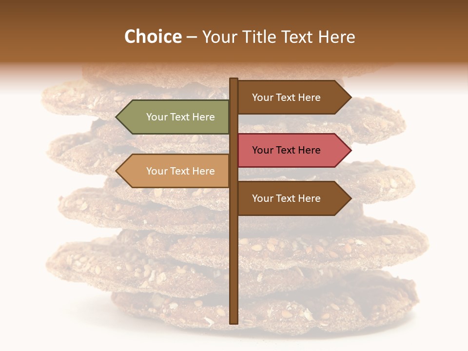 Cracker Appetizing Heap PowerPoint Template