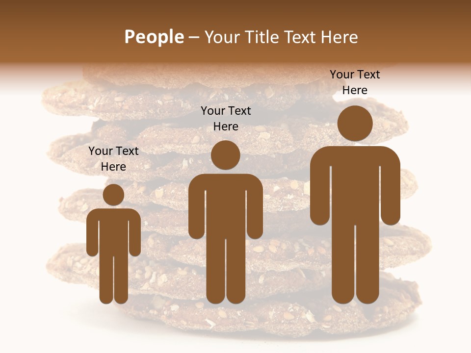 Cracker Appetizing Heap PowerPoint Template