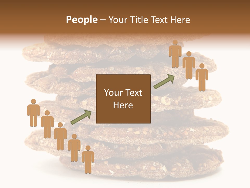 Cracker Appetizing Heap PowerPoint Template