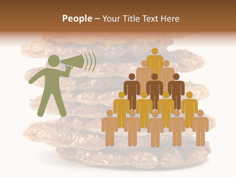 Cracker Appetizing Heap PowerPoint Template